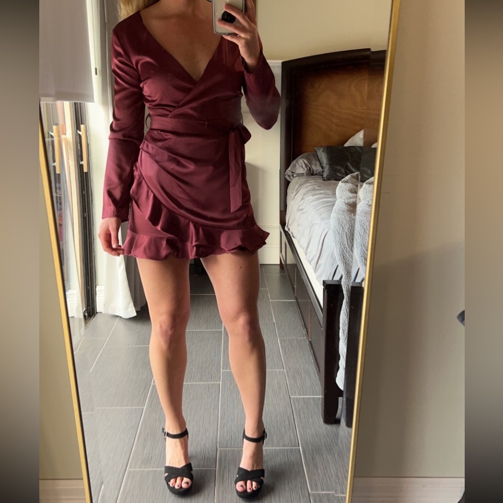 Altar’d State Satin skort dresss